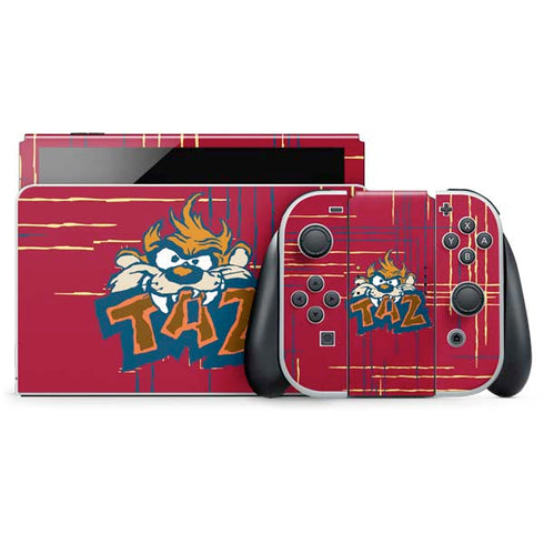Looney Tunes Tasmanian Devil Bite Nintendo Skins